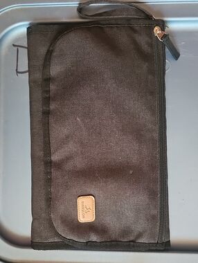 Black Baby Travel Chsnging Pad with Wrist Strap